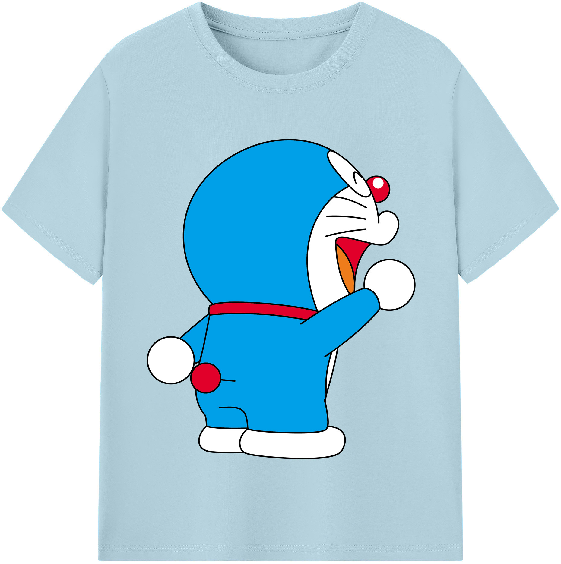 （画像用） ドラえもん Doraemon 綿100％半袖Tシャツ（フロントプリント）